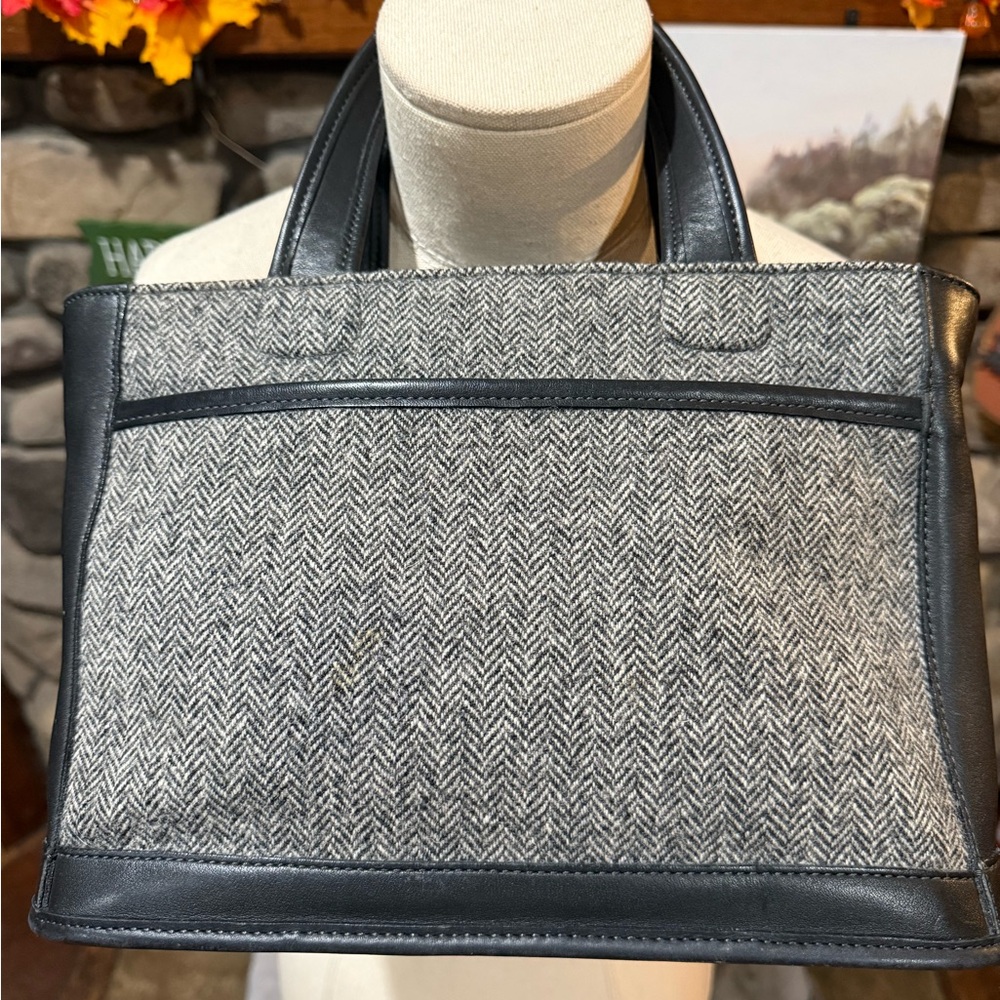 Coach Black and Brown Leather Bag